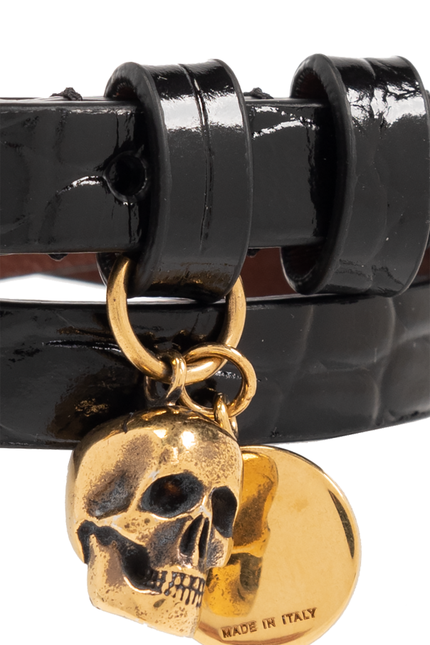 SchaferandweinerShops Italy - Black Leather bracelet